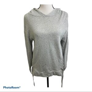 Sunday’s pullover hoodie. Ribbon tie on side size Small sweatshirt